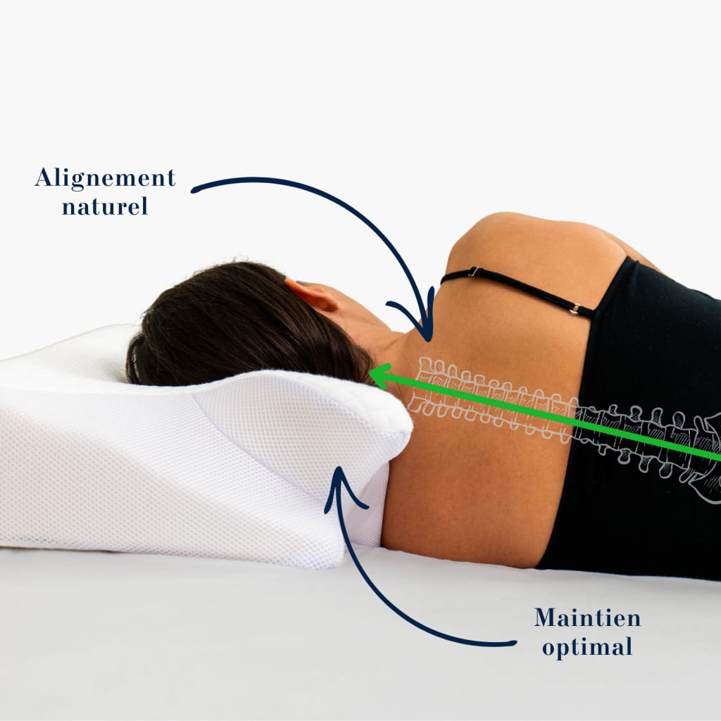 Ergonomic Cervical Memory Foam Pillow