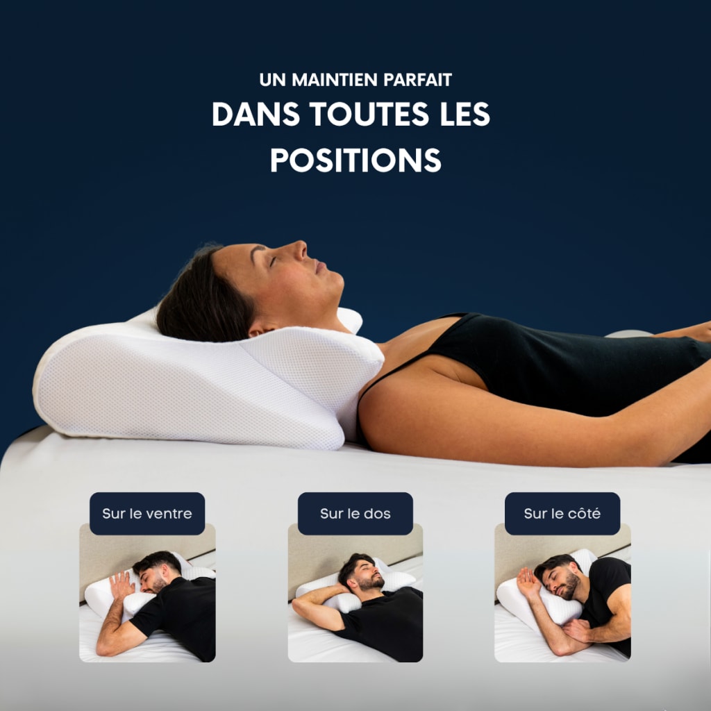 Ergonomic Cervical Memory Foam Pillow